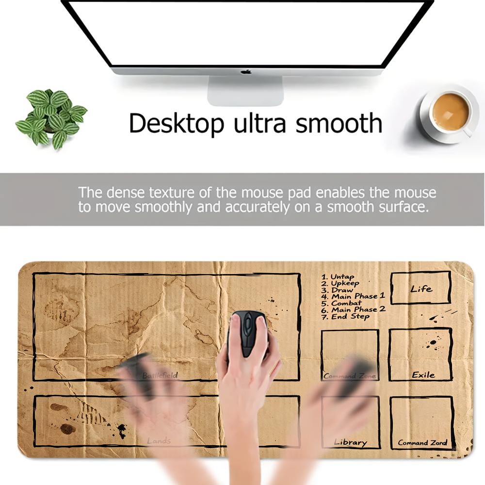 Retro Gaming Rug - Retro Aged Paper Mouse Pad Magic