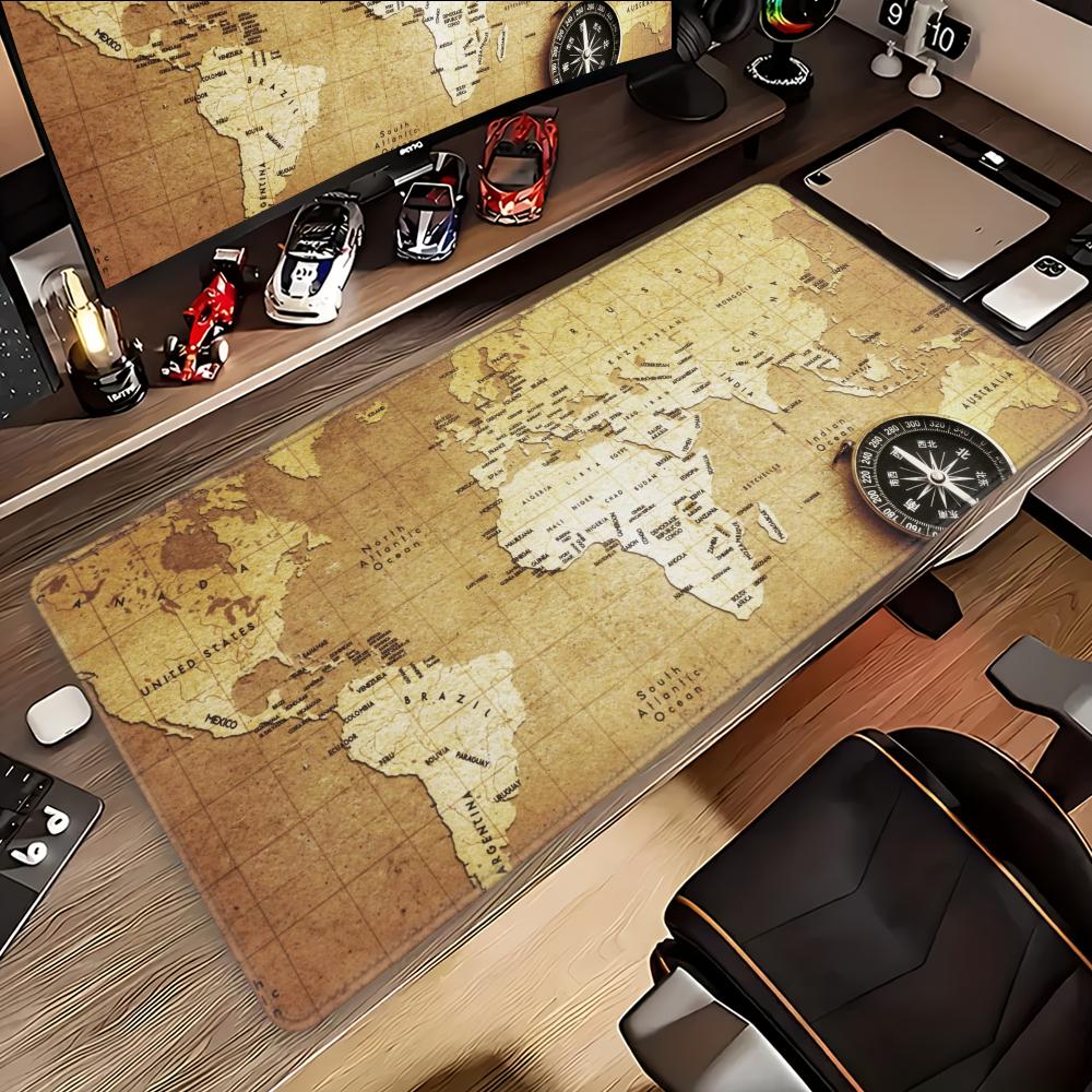 Retro Gaming Rug - Retro NaviAation Map Art HD Mouse