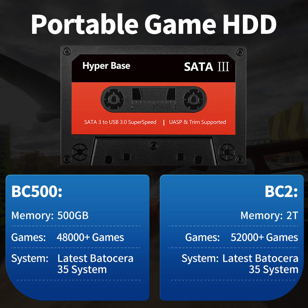 JMachen 500G/2TB Gaming Hard D - đánh giá và giá Retro Gaming Hard Drive