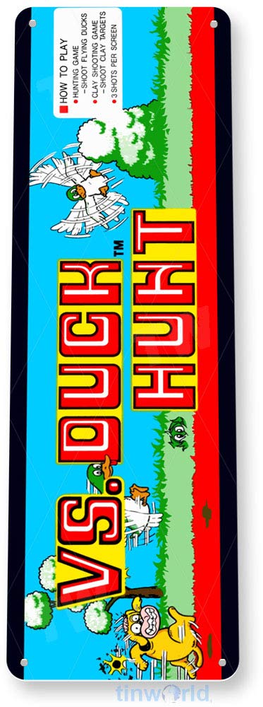TIN SIGN Duck Hunt Arcade Marq - đánh giá và giá Retro Gaming Shops