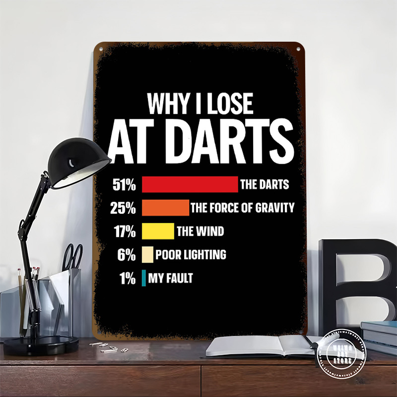 Why I Lose At Darts Tinplate P - đánh giá và giá Retro Gaming At