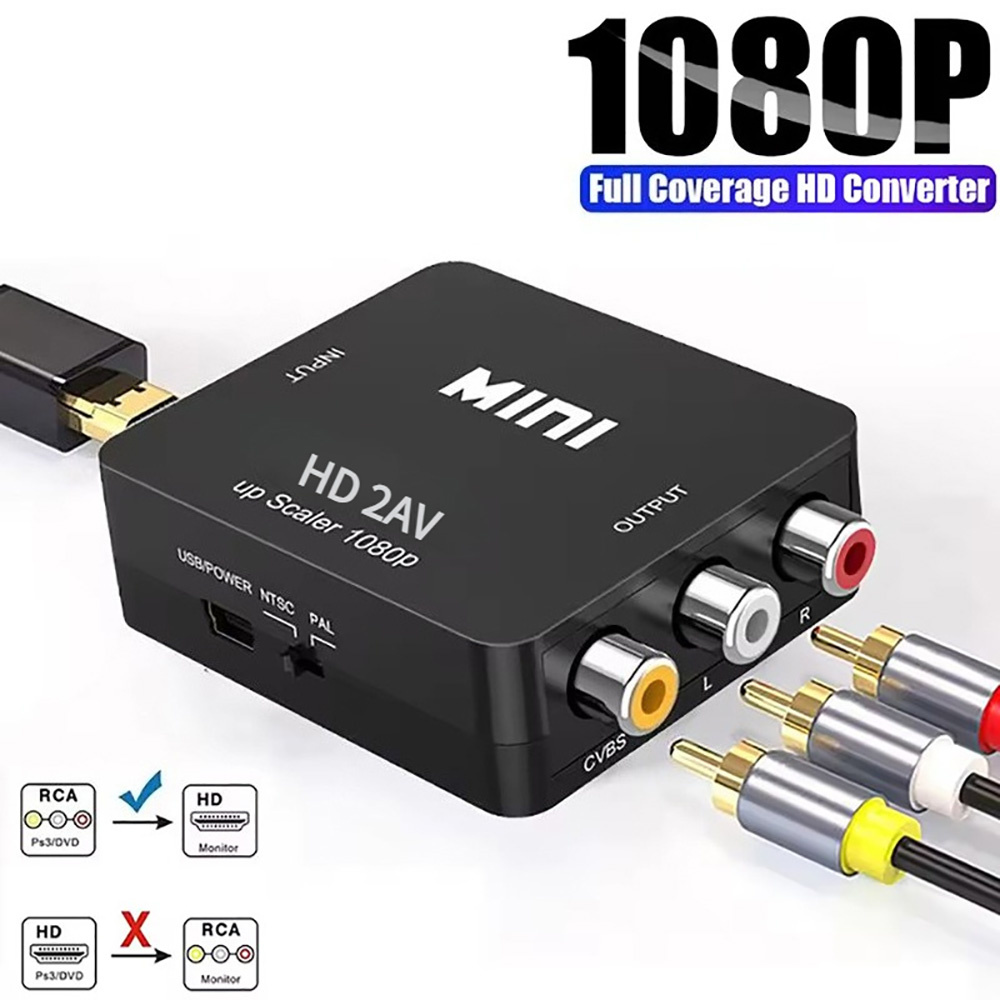 hdmi-Compatible To AV RCA Adap - đánh giá và giá Composite Rca Cable