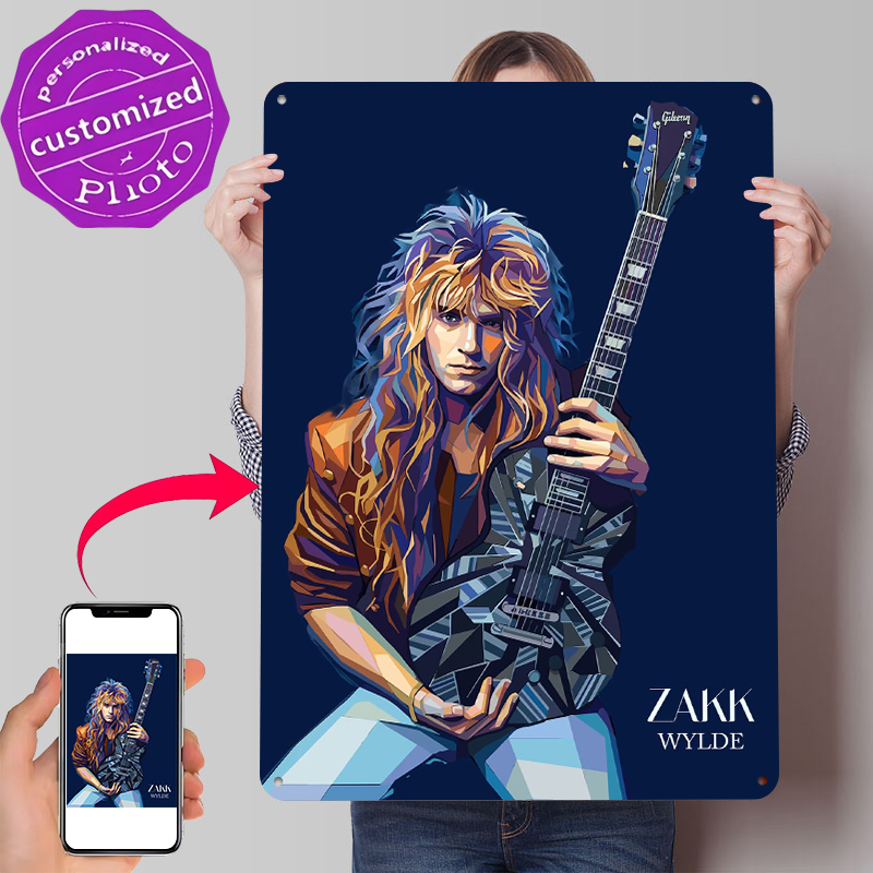 Zakk Wylde Art Portrait Metal  - đánh giá và giá Retro Gaming At