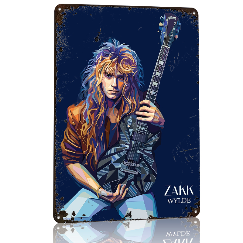 Zakk Wylde Art Portrait Metal  - đánh giá và giá Retro Gaming At