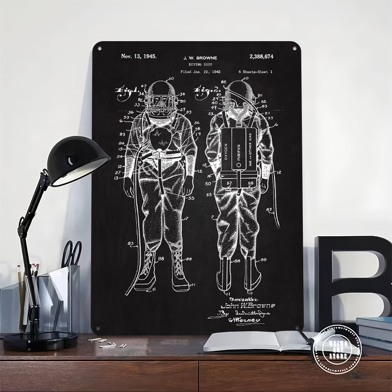 1945 Diving Suit Patent Metal  - đánh giá và giá Retro Gaming At