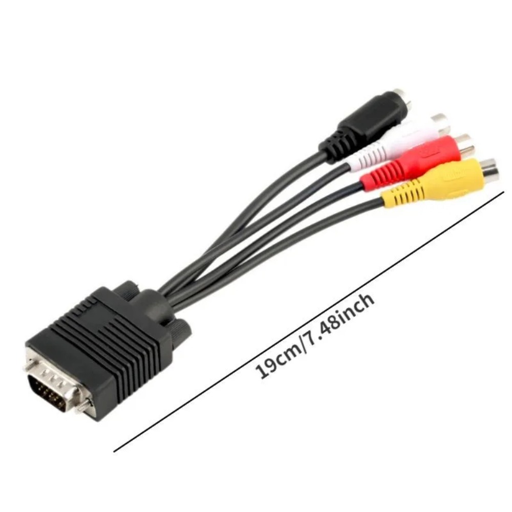 VGA to S-Video 3 RCA Composite - đánh giá và giá Composite Rca Cable