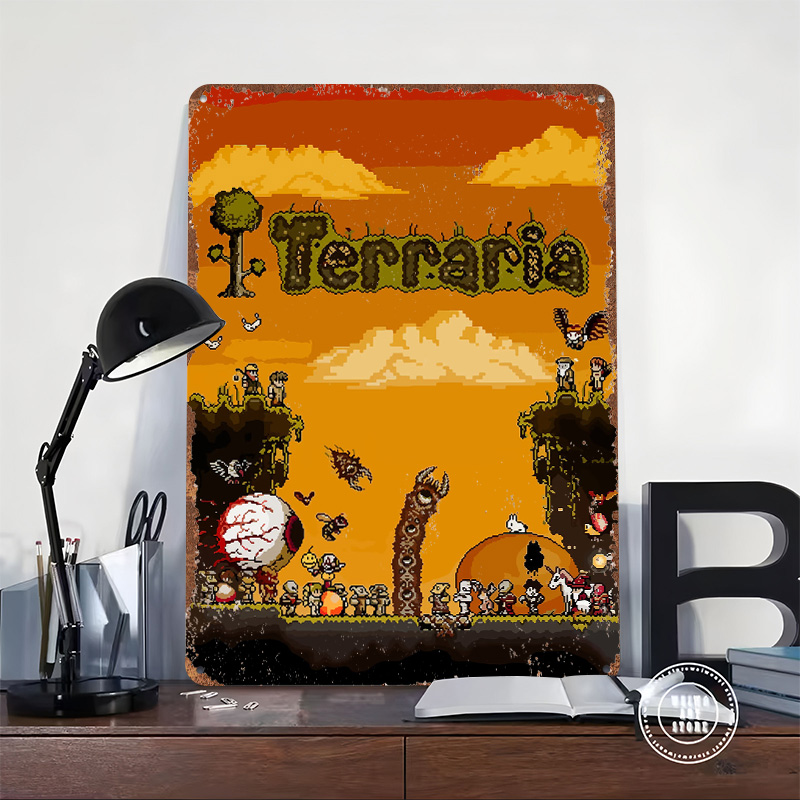 Terraria Pixel Art Game Printe - đánh giá và giá Retro Gaming At