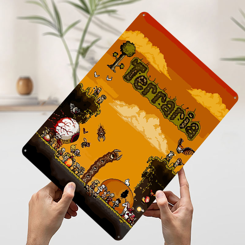 Terraria Pixel Art Game Printe - đánh giá và giá Retro Gaming At