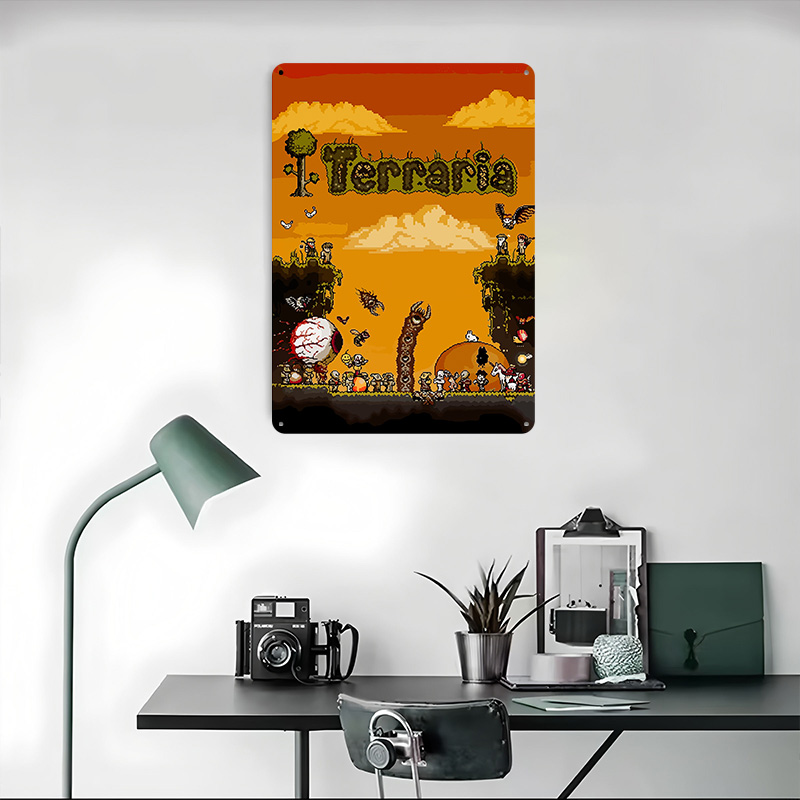 Terraria Pixel Art Game Printe - đánh giá và giá Retro Gaming At