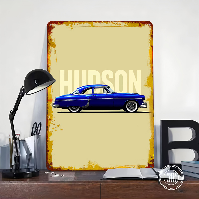 Blue Hudson Classic Car Tinpla - đánh giá và giá Retro Gaming At