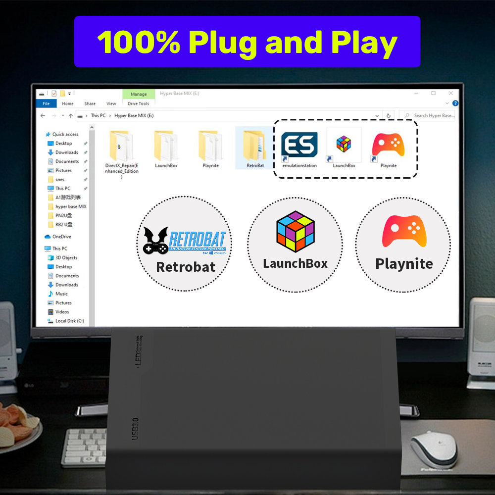 Mix500G Portable Game Hard Dri - đánh giá và giá Retro Gaming Hard Drive