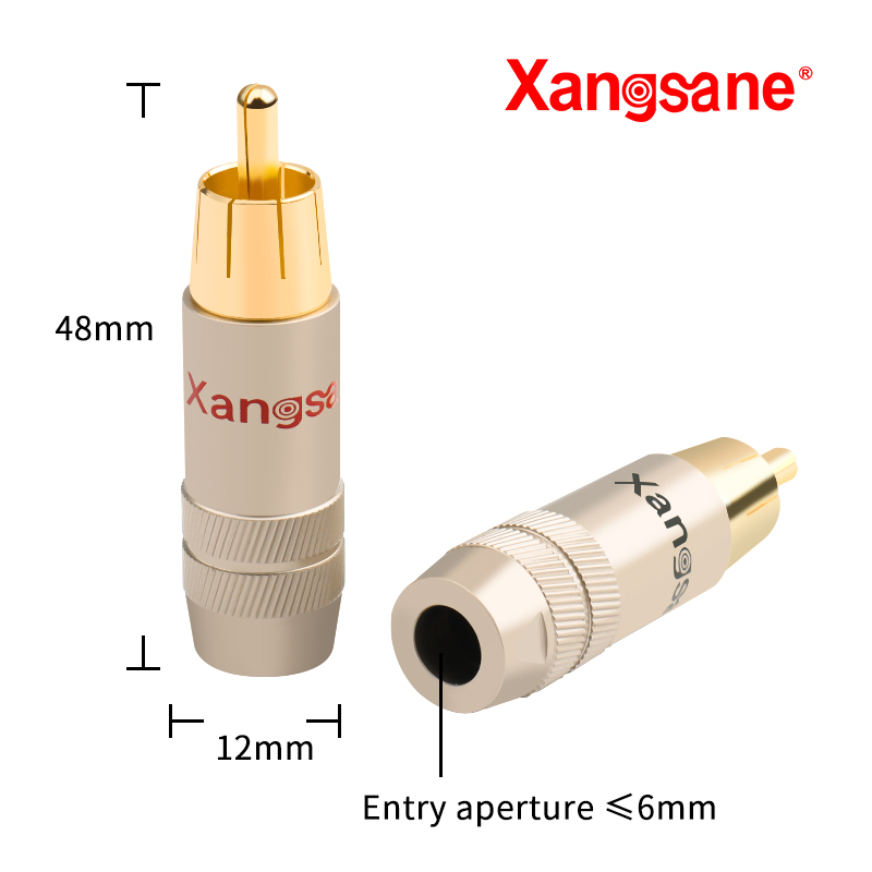 Xangsane 4 Rca Cắm Bằng Đồng N - đánh giá và giá Composite Rca Cable