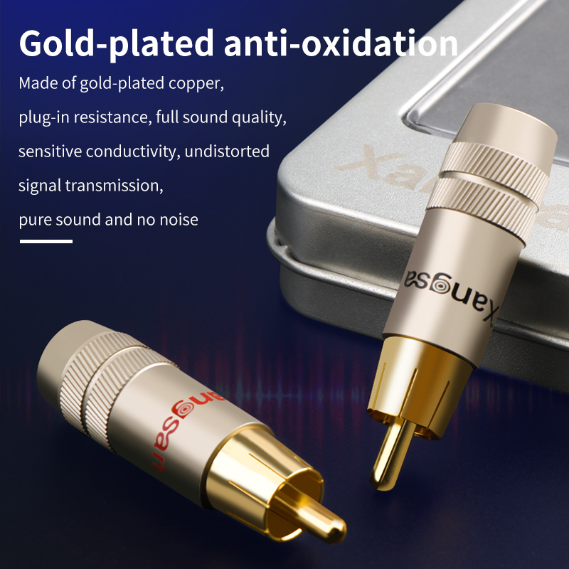 Xangsane 4 Rca Cắm Bằng Đồng N - đánh giá và giá Composite Rca Cable