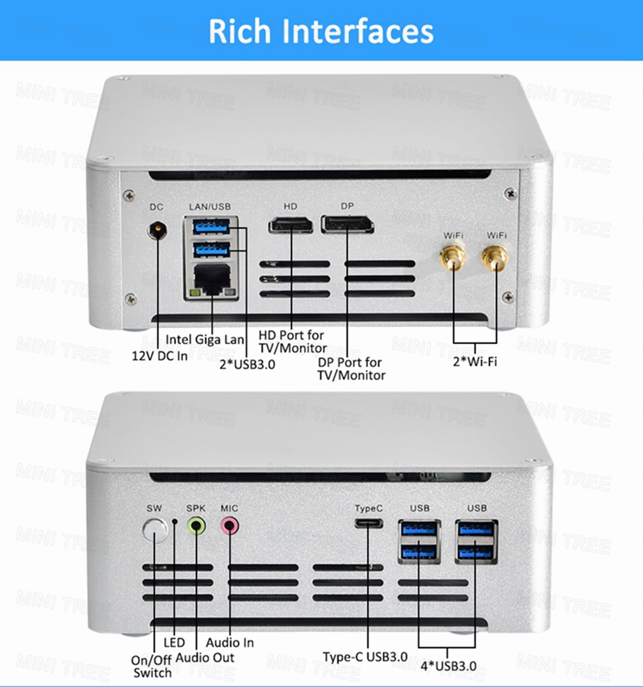 Win11 Mini PC Cube 13Th Gen Co - đánh giá và giá Intel Cpu Core I7
