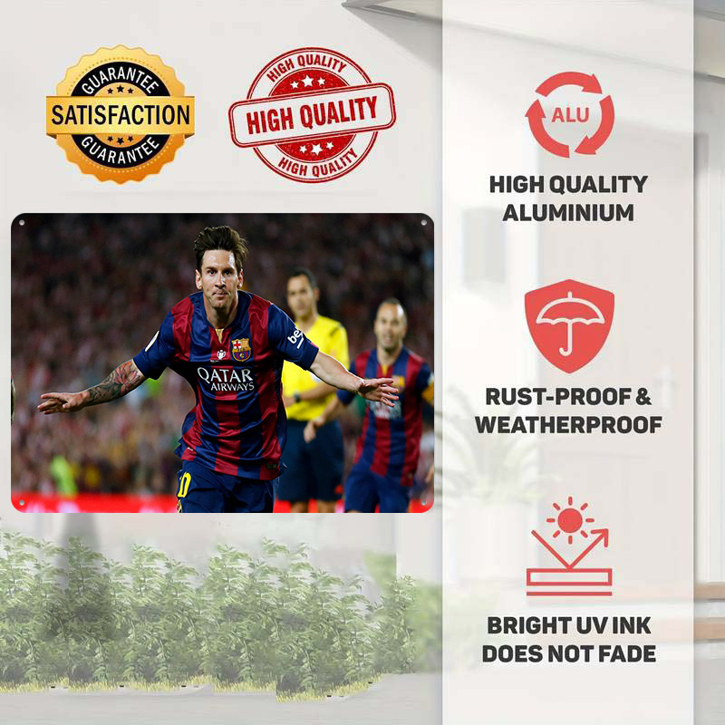 Lionel Messi Football Printed  - đánh giá và giá Retro Gaming At