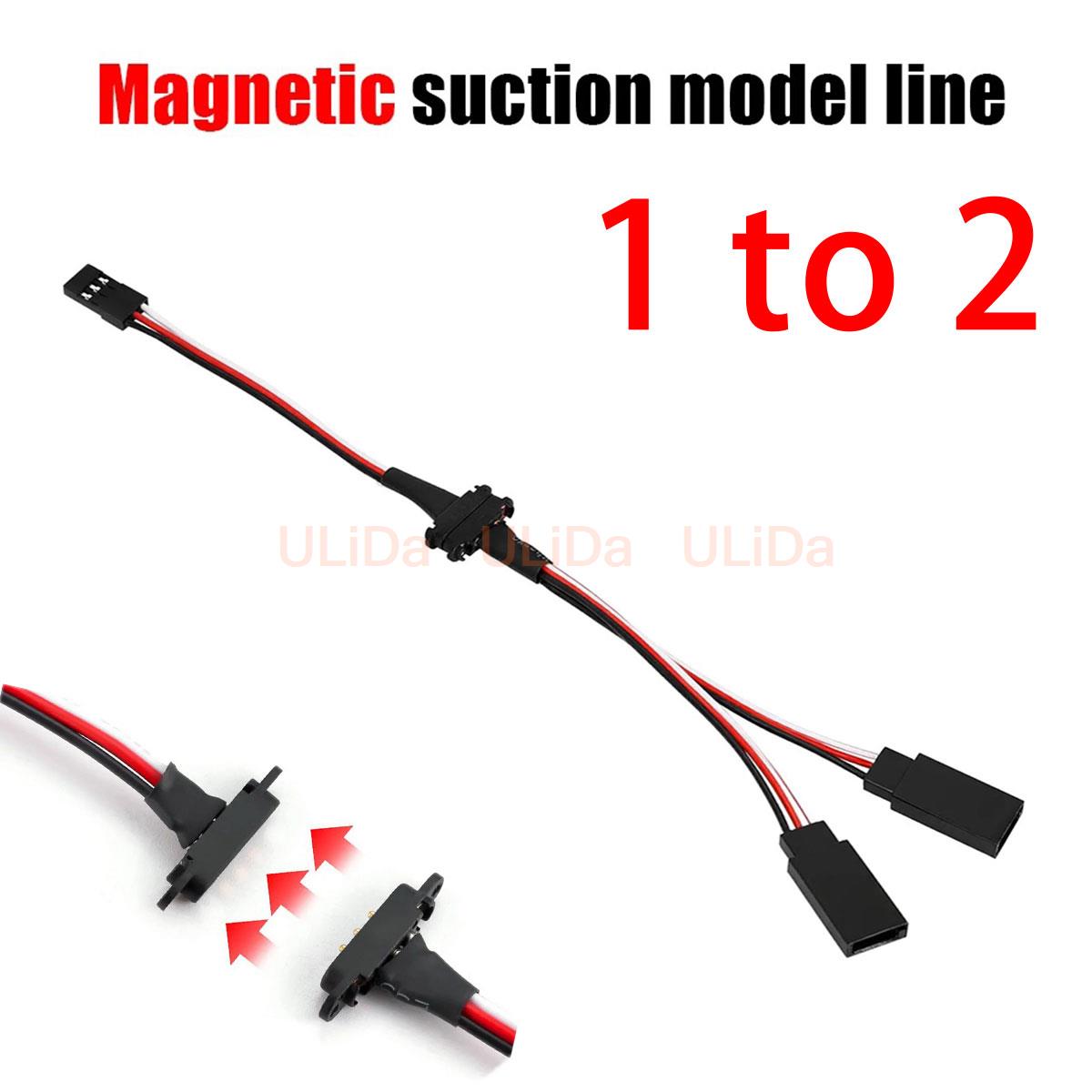 3-Pin Magnetic Snap-on 1 to 2  - đánh giá và giá Composite Rca Cable
