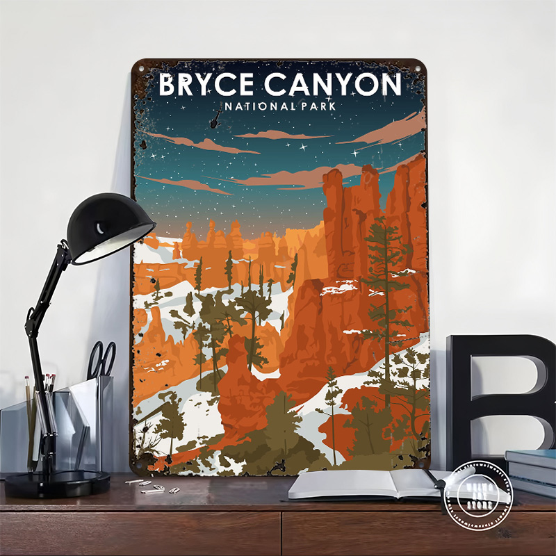 Bryce Canyon At Night Printed  - đánh giá và giá Retro Gaming At