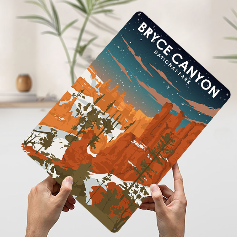 Bryce Canyon At Night Printed  - đánh giá và giá Retro Gaming At