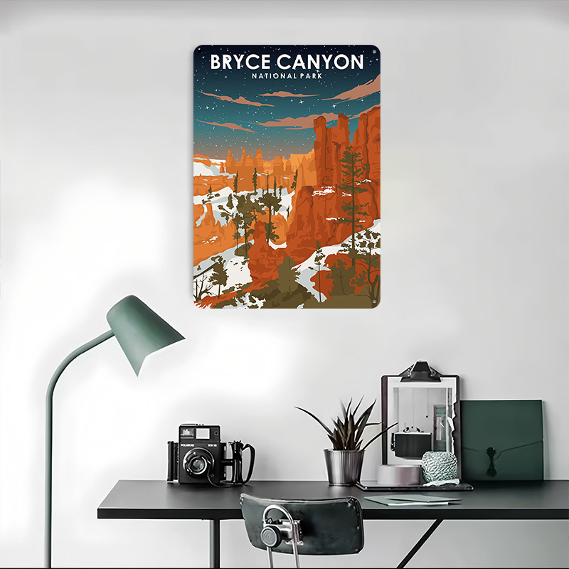 Bryce Canyon At Night Printed  - đánh giá và giá Retro Gaming At