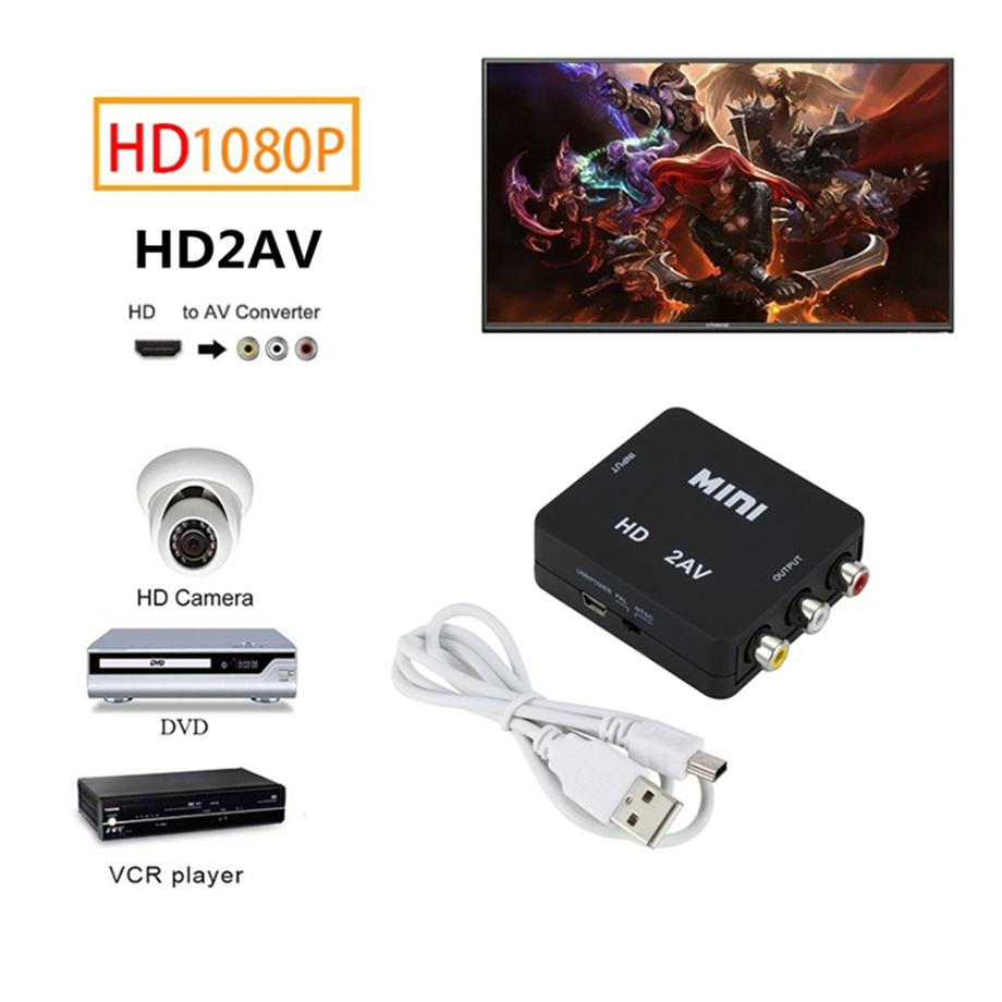 HDMI-compatible to AV RCA Adap - đánh giá và giá Composite Rca Cable