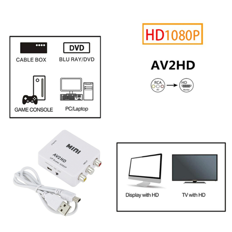 HDMI-compatible to AV RCA Adap - đánh giá và giá Composite Rca Cable